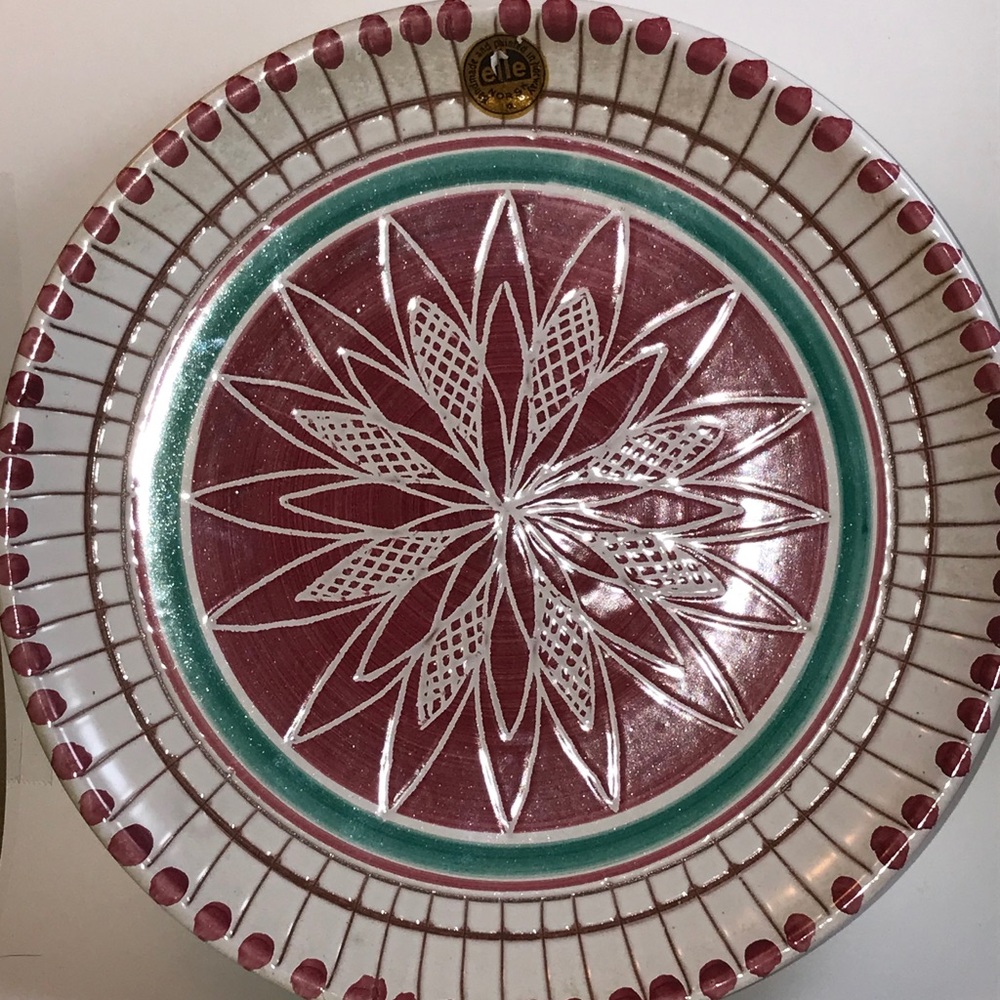 Decorative Handpainted Plate From Norway
